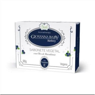 Imagem de Kit 4 Sabonetes em Barra Vegetal Blueberry Giovanna Baby 90G