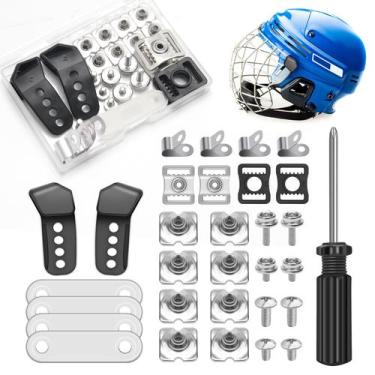 Imagem de Kit de Reparo de Capacete Anglekai 31 Peças - Hóquei e Futebol
