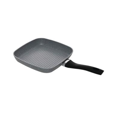 Imagem de WOLFF - Bistequeira de Indução em Alumínio com Revestimento Cerâmico Granilite Cinza 24cm