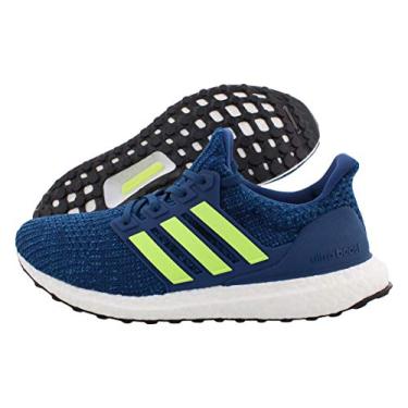 Imagem de adidas Ultraboost 1.0 Tênis masculino, Legend Marine/Hi-res Yellow/Cloud White-Blue, 46