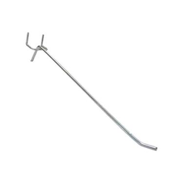 Imagem de Gancho Painel Perfurado Eucatex Zincado Branco 20cm MS 10204