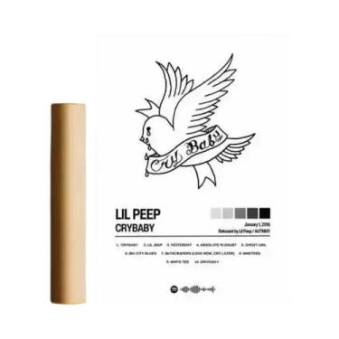 Imagem de Conjunto De Pôsteres De Hip Hop Lil Peep Hellboy Crybaby Live Forever 