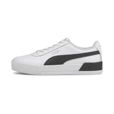 Imagem de PUMA Tênis feminino de ginástica de cano baixo, Branco, 40