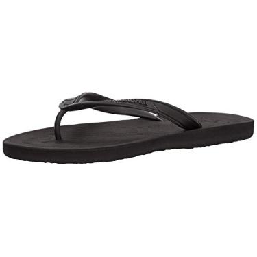 Imagem de Quiksilver Chinelo masculino Haleiwa, Preto liso, 6