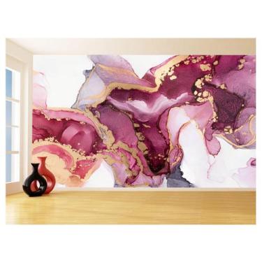 Imagem de Papel De Parede 3D Estilo Marmore Tintas Cores 3,5M Mbr168 - Você Deco