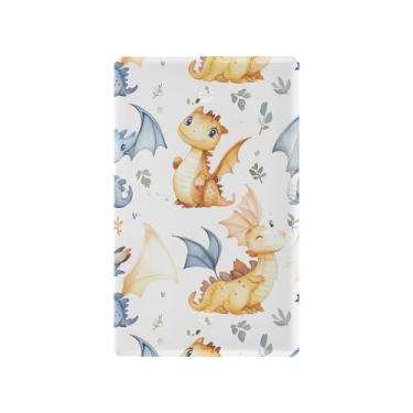 Imagem de SEHANY Capa de tomada de parede de dinossauro engraçado não utilizada, tamanho padrão e à prova de calor, placas decorativas para decoração de escritório doméstico (11,5 cm x 7 cm)