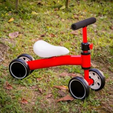 Imagem de Bicicleta‎‎ Andador‎‎ Tico-Tico‎‎ De‎‎ Equilíbrio‎‎ Sem‎‎ Pedal‎‎ Infantil‎‎ 4‎‎‎ Rodas Bicicleta de Equilibrio Infantil (Vermelha)