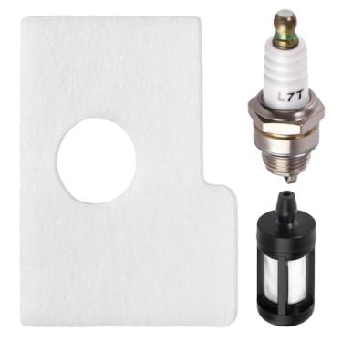 Imagem de SPEEDWOX Kit de ajuste de filtro de ar MS170 MS180 para motosserra STHIL MS170 MS180 017 018 com vela de ignição, filtro de combustível, filtro de óleo, cerâmica de aluminossilicato, filtros de