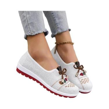 Imagem de Tênis Casuais Femininos De Verão Em Malha Respirável, Sapatos Vulcaniz