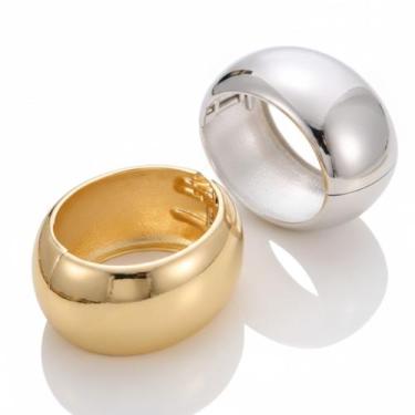 Imagem de Bracelete Feminino Grosso Largo Tendência Blogueira Elegante - Lojas L