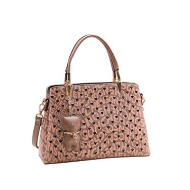 Imagem de Bolsa Feminina Chenson Monograma Curvas Satchel 3483691