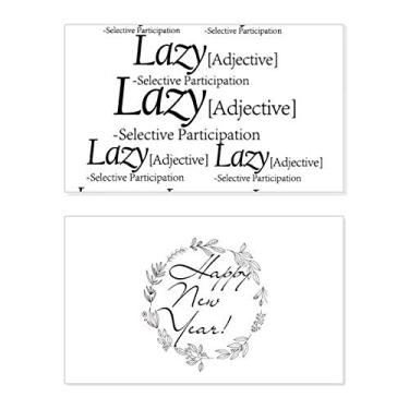 Imagem de Significado de preguiçoso, citação divertida, ano novo, cartão de felicitações, mensagem de abençoar presente