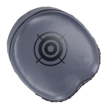 Imagem de Luva de Foco de Boxe Com Design Curvo para Muay Thai Kickboxing Fighting Taekwondo, Material PU EVA à Prova de Desgaste, Marcações Claras (Cinza Fluorescente)