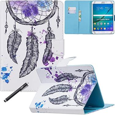 Imagem de Capa universal para tablet de 7,9 a 8,5 polegadas, capa fólio de couro PU NewShine para iPad mini 1/2/3/4, Galaxy Tab 3/4/Note 8.0, Amazon Kindle Fire HD/HDX 8.0 outros modelos de 8 polegadas (2