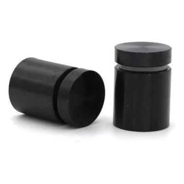 Imagem de 4 Unid Prolongador Extensor Suporte Vidro Preto 25X25 Painel - AGS