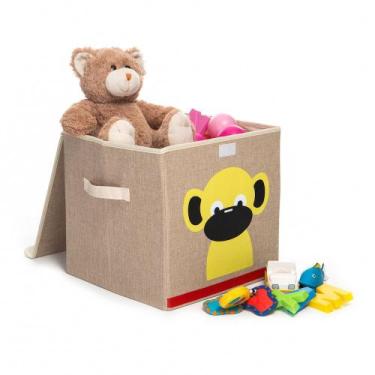 Imagem de Caixa Organizadora Linha Bichos com tampa - Macaco - DOLCE HOME 