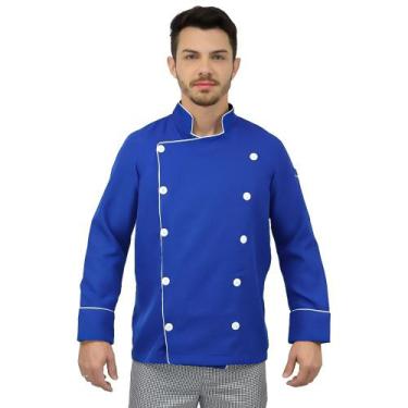 Imagem de Dólmã Chefe de Cozinha Italiano - DEMORGAN, Royal, PP