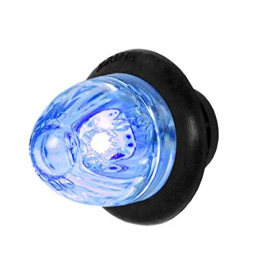 Imagem de GG Grand General 75416 Mini empurrão/parafuso de 2,54 cm azul melancia/luz LED transparente com ilhós