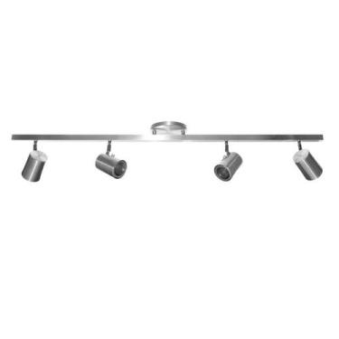 Imagem de SPOT Sobrepor EM Aluminio gz 10 515 4 TRILHO Acetinado - Hiperlight