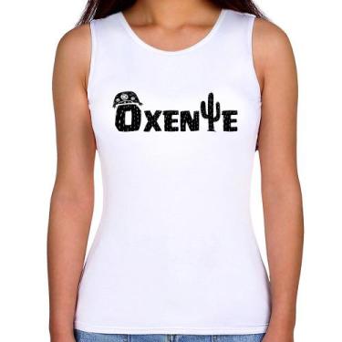 Imagem de Regata Feminina Ôxente Nordeste - Foca na Moda, Branco, GG