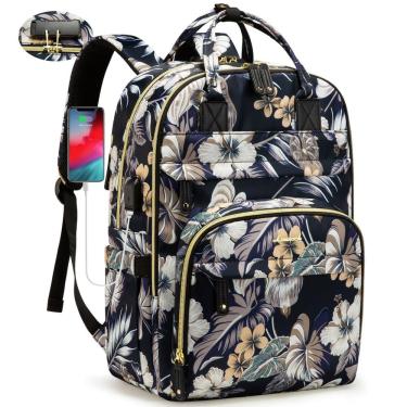 Imagem de Mochila LOVEVOOK para laptop de 15,6" de grande capacidade anti-roubo