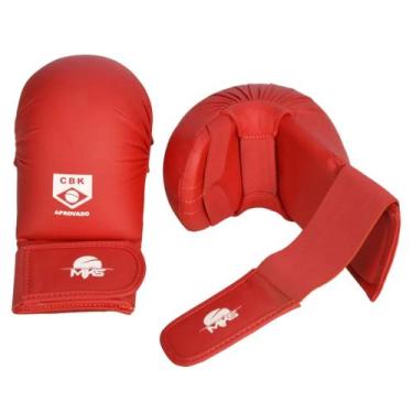 Imagem de Luva de Karate MKS Competition Vermelha - MKS Combat, M