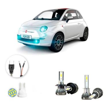 Imagem de Ultra Led Nano 22000lm Fiat 500 Mexicano 2009-2016 H1 H7 - LUXLED y3, 