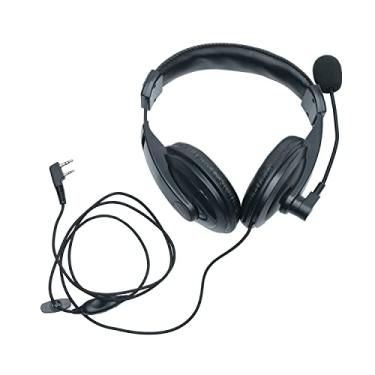 Imagem de BVMAG Fone de ouvido Walkie Talkie com cancelamento de ruído com microfone Boom para Kenwood Baofeng UV-5R 5R BF-F8HP BF-888S RT22 RT21 H-777 RT68 RT19 Puxing Quansheng Wouxun Rádio bidirecional