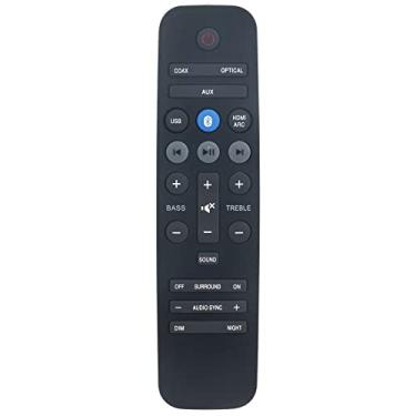 Imagem de Controle remoto de substituição A1037-26BA-004 adequado para Philips Home Theatre Soundbar A1037 26BA 004 HTL3140B HTL3140 Htl3110b Htl3110