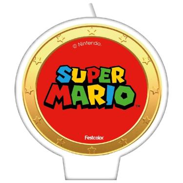 Imagem de Vela De Aniversário Super Mario Plana