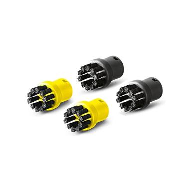 Imagem de Kärcher Kit 4 escovas - 2 Amarelas + 2 Pretas para Limpadoras a Vapor