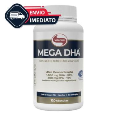 Imagem de MEGA DHA VITAFOR EPA 300mg DHA 1500mg 120 CAP SELO IFOS