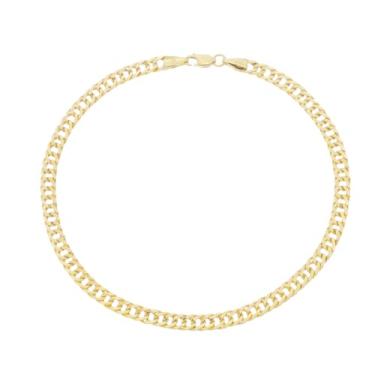 Imagem de Corrente Feminina Grumet Elo Duplo 45cm 4,8mm Ouro 18k 750 Amarelo