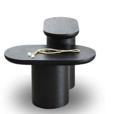 Imagem de Jogo Mesa De Centro Domino Em Ébano - Modelar Art