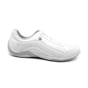 Imagem de Tênis Moda Feminino Casual Kolosh Branco, Branco, 35