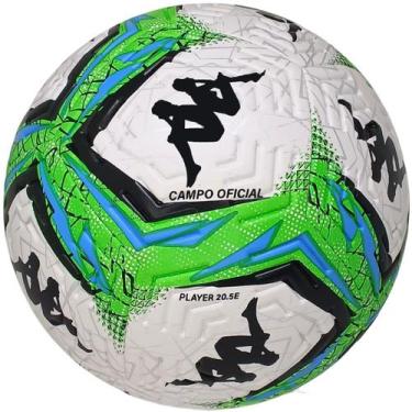 Imagem de Bola de futebol campo kappa player, Verde