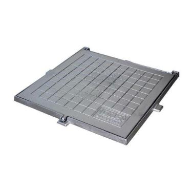 Imagem de Tampa Tampão Chão Dupla Vedação Articulado Cadeado 60x60cm - GDA Indus