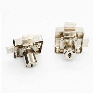 Imagem de Fechadura de armário de arquivos, móveis, gaveta, ferragens MA034 B, 1 peça (cor: chave diferente esquerda)