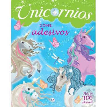 Imagem de Unicornios com adesivos - ciranda cultural