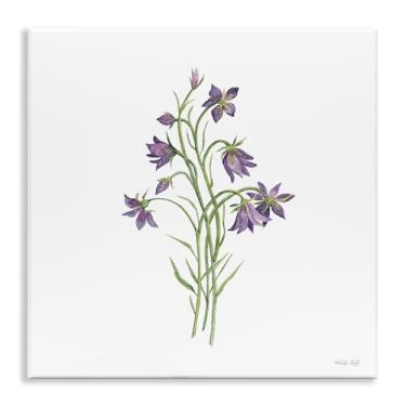Imagem de Stupell Industries Arte de placa de parede botânica Soft Bluebells, design de Cindy Jacobs, 12 x 12