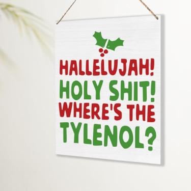 Imagem de Placa de decoração de Natal engraçada de Natal, decorações de filmes, presentes para mulheres e homens, amantes de filmes, decoração fofa para pendurar na parede para casa, escritório, cozinha