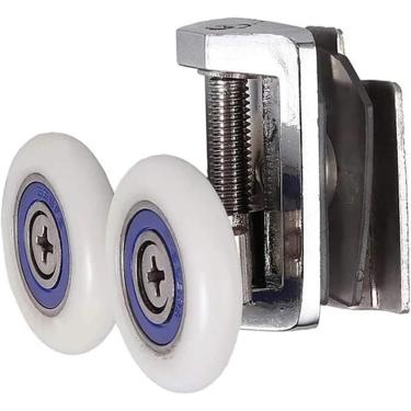 Imagem de 4 Pcs Rolos De Porta De Chuveiro 26 Mm De Liga De Zinco Polias De Fixação De Porta De Chuveiro Kit De Substituição De Banheiro, One Color