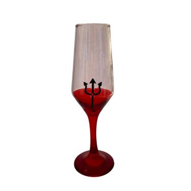 Imagem de Taça Pomba Gira Tridente Champagne Vidro 186ml