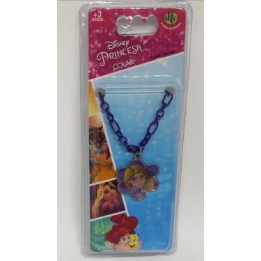 Imagem de Acessórios Colar Pulseira Metálicos Princesas Disney, Colar rapunzel