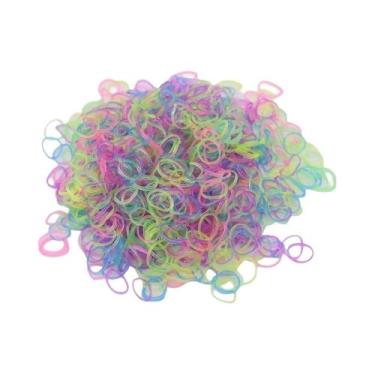 Imagem de Brincos De Elástico De Duas Cores Para Meninas, Brinquedo DIY Para Faz