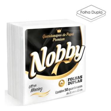 Imagem de Guardanapo De Papel Folha Dupla Nobby 21x22cm Mesa Kit C/ 10 - Congrat