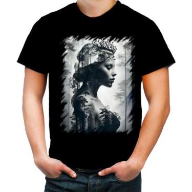 Imagem de Camiseta Colorida Pesca Rainha da Floresta Nórdica 3 - Kasubeck Store®