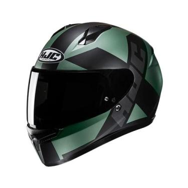 Imagem de Capacete Hjc C10 Tez Verd Pret 59