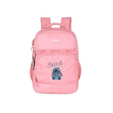 Imagem de Mochila Stitch Costas Meninas Kids Escolar Infantil Disney - Luxcel, R