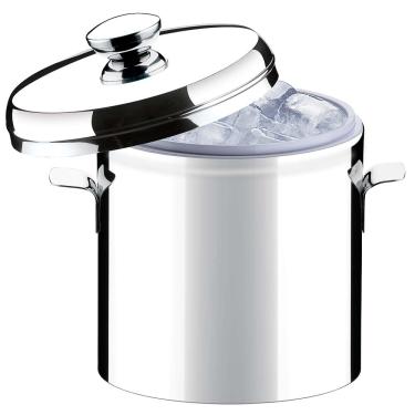 Imagem de Balde Térmico para Gelo com Tampa Brinox Suprema 2118/101 Aço Inox - 1,5 L